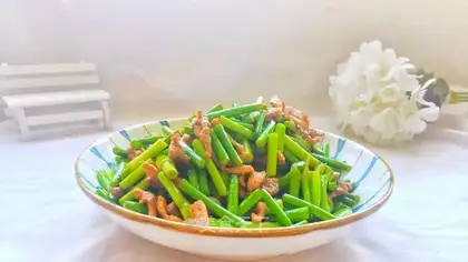 Garlic fried meat