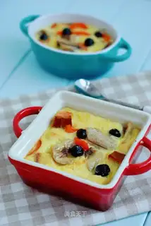 Fruitbread pudding