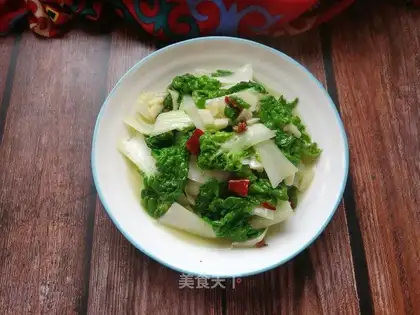 Garlic yellow cabbage