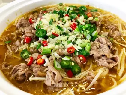 Simply acid soup fat cow