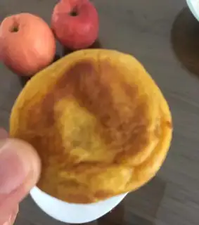 Pumpkin rice cake