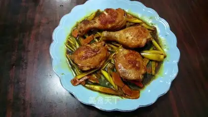 ♪ Yellow fragrance chicken leg ♪
