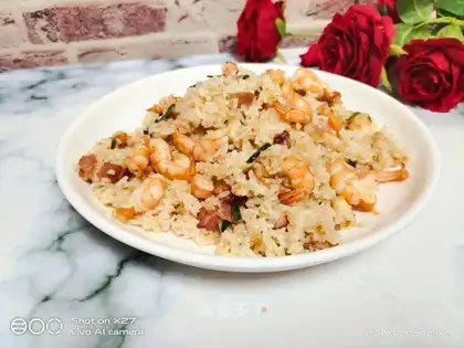 Bacon shrimp fried rice