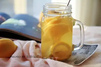 Porridge lemon apple tea