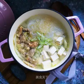Sour cabbage tofu