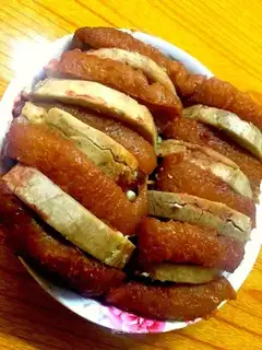 Potato button meat