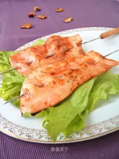 Roasted squid