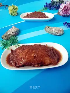 Red burning halibut