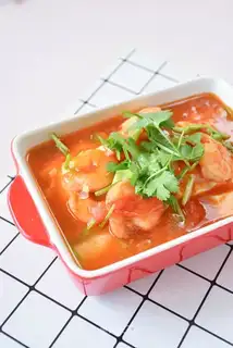 Cheese and shrimp tofu