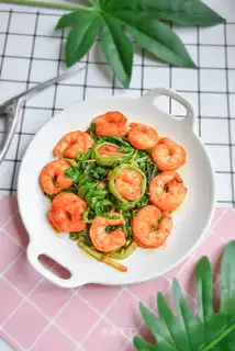 New Orleans shrimp sprouts