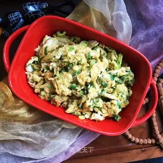 Garlic fried eggs