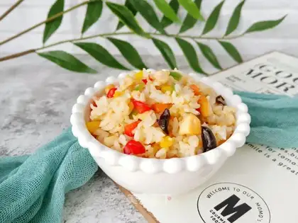 Five-colour chicken fried rice