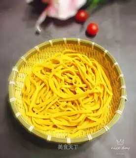 Homemade spaghetti