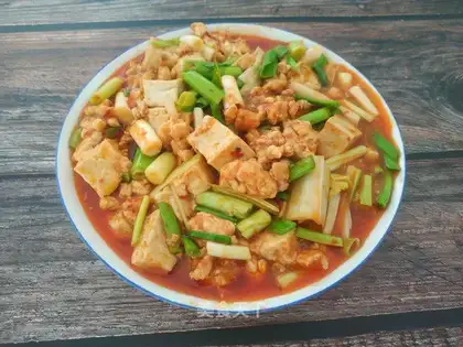 Chicken, garlic, tofu