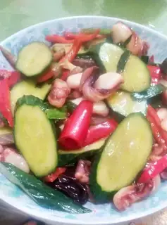 The octopus must fire cucumber