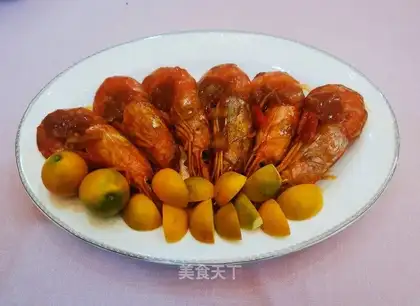 Tomato juice shrimp