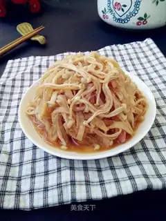 Ginger mushrooms and carrots