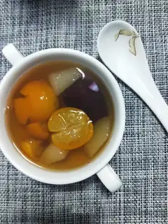 Iced sugar, gold and orange Sydney soup