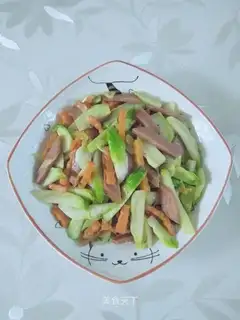 Garlic fried food