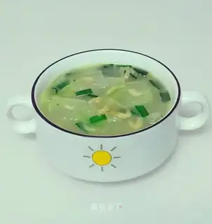 Milk melon soup