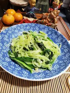 Fried silk
