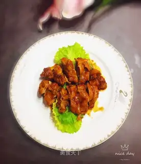 Burn chicken legs