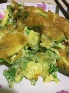 Garlic fried eggs