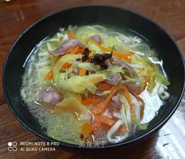 Weenie and carrot soup