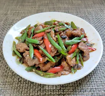 It's usually fried meat