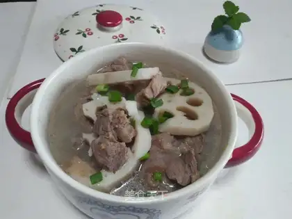 The lamb soup
