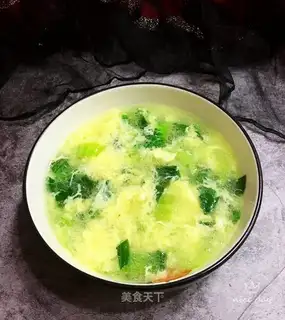 The omelet soup