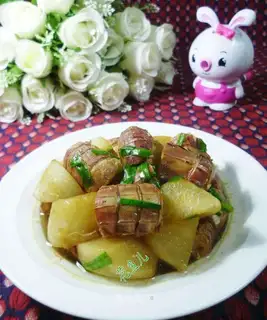 Shrimp makes radish