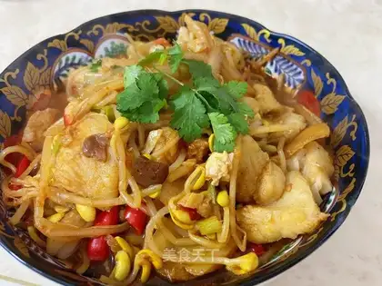 Boiled fish