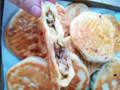 Blue radish pork pie