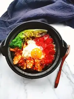 Chicken-legged Weenie's rice