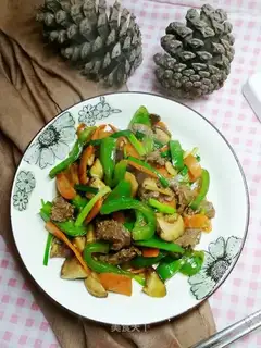 Beef fried vegetables