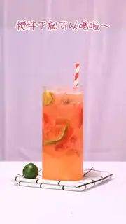 Strawberry lemon bubble