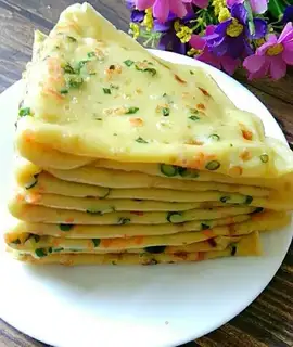 Carrot egg pancakes