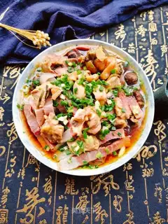 Froggy ham steam chicken
