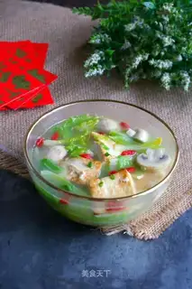 Tofu doll soup