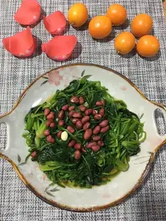 Peanut-rice spinach