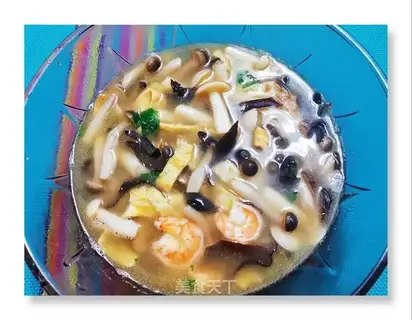 Shrimp cactus soup