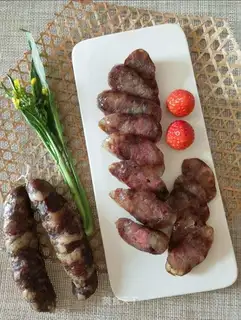 Homemade sausages