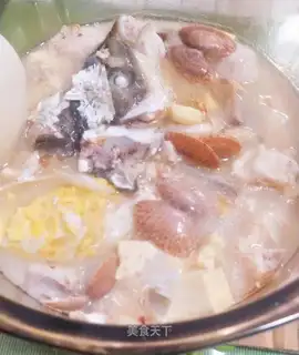 Fish tofu soup