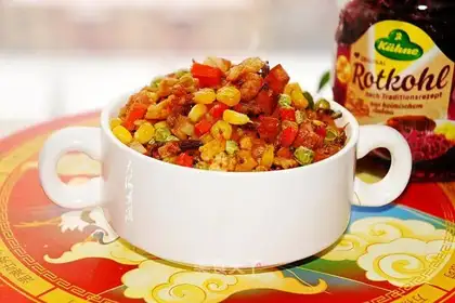 Shrimp fried corn