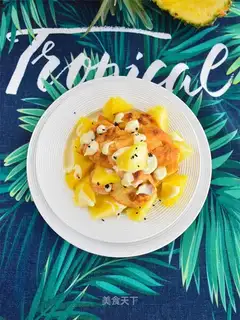 Pineapple and shrimp