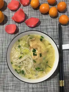 ♪ A bouquet of soup in a golden mushroom ♪