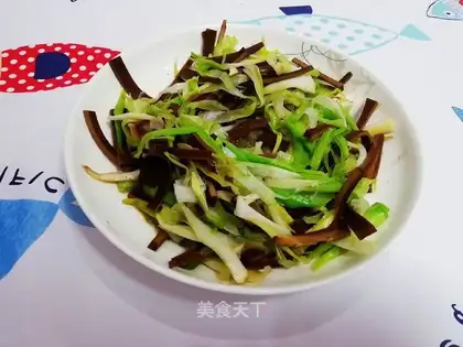 Garlic fried beans