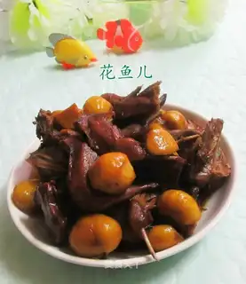 Crumbs burning quail