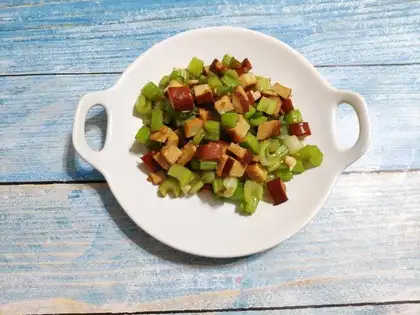 Soup chicken celery